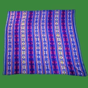 Andean Peruvian Rainbow Ceremonial Altar Tablecloth Throw